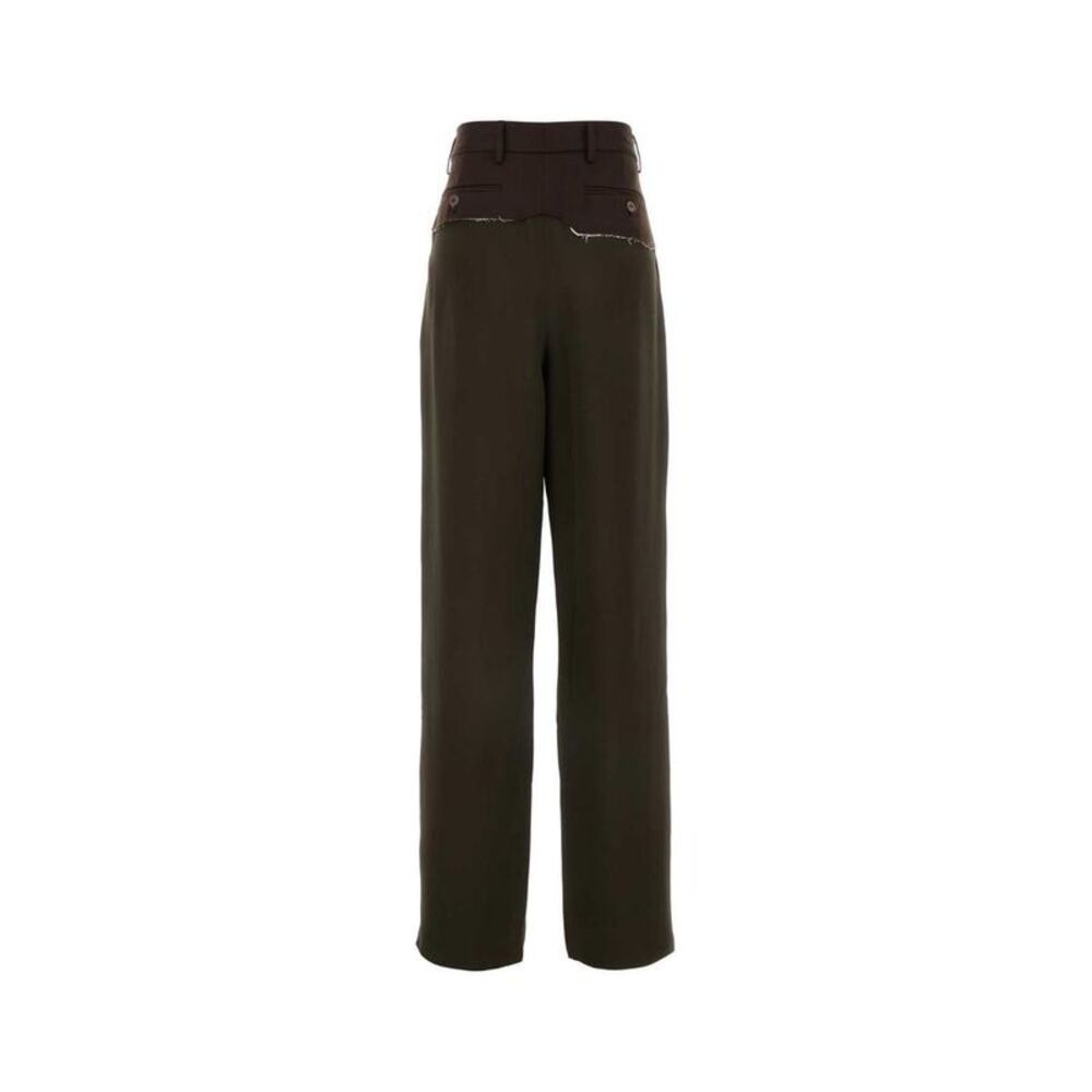 MAGLIANO High-Waisted Wide-Leg Trousers Women BROWN Pants